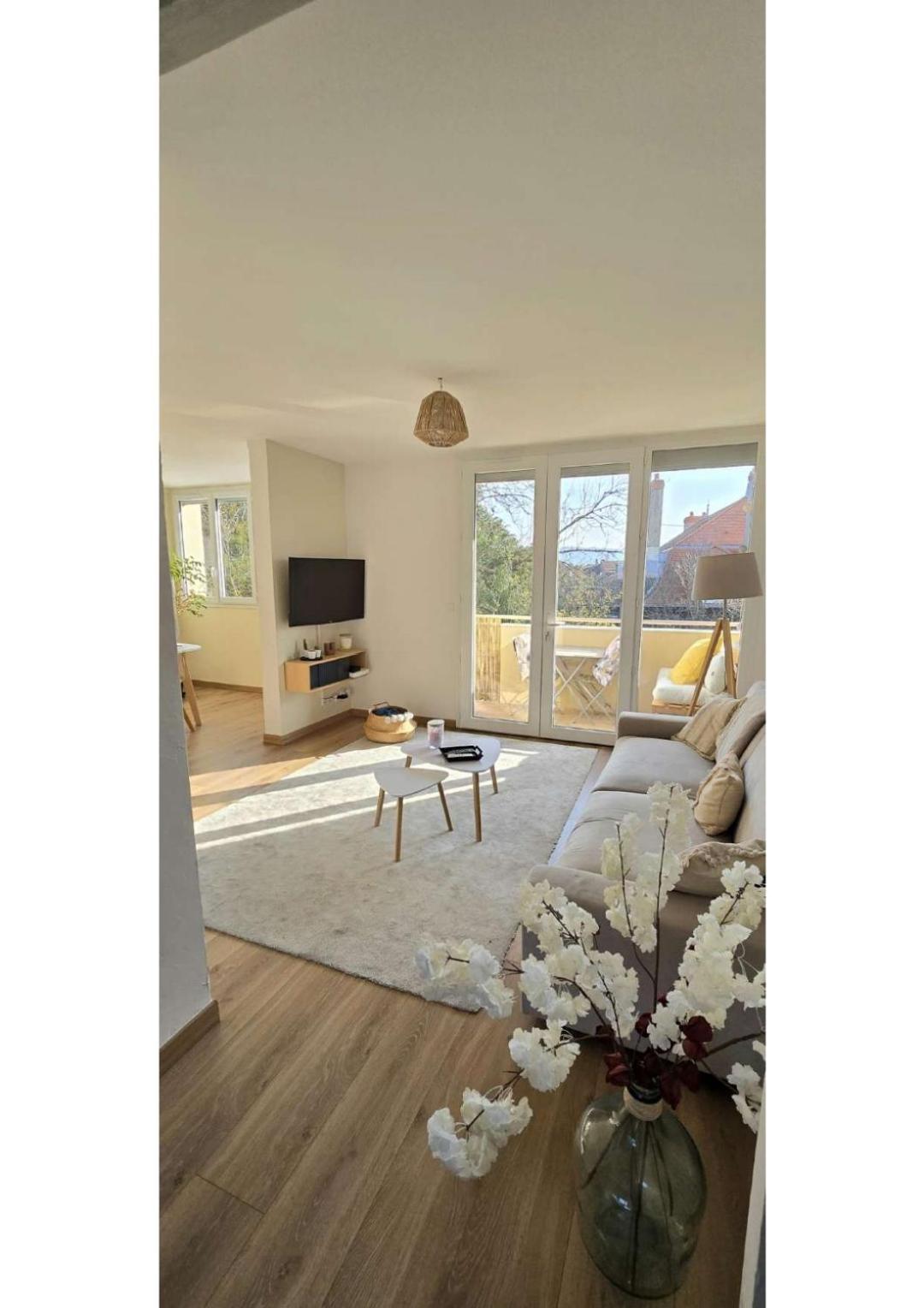 Appartement Superbe T3 Cosy, Parking Gratuit + Balcon à Riom Extérieur photo